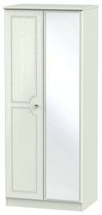 Crystal Cashmere 2 Door Wardrobe - 1 Mirror