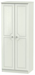 Crystal Cashmere 2 Door Plain Wardrobe