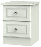 Crystal Cashmere 2 Drawer Bedside Cabinet