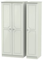Crystal Cashmere 3 Door Triple Wardrobe