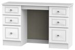Crystal White 6 Drawer Double Dressing Table