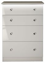 Lumiere Cashmere Gloss 4 Drawer Deep Chest