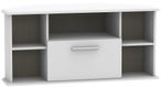 Knightsbridge Grey 115cm Corner TV Unit