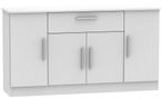 Knightsbridge Grey Wide Sideboard - 4 Doors