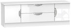 Camden White Gloss 145cm TV Unit