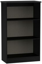 Knightsbridge Black Gloss Bookcase