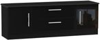 Knightsbridge Black Gloss 145cm TV Unit