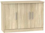 Knightsbridge Oak Effect Small Sideboard - 3 Doors