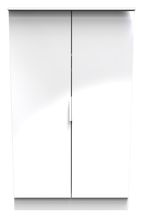 Plymouth White Gloss Midi Wardrobe