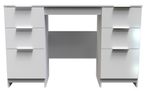 Plymouth White Gloss 6 Drawer Double Dressing Table