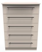 Beverley Cashmere 5 Drawer Chest
