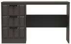 New York Graphite 3 Drawer Desk