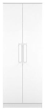 Worcester White 2 Door Plain Tall Wardrobe
