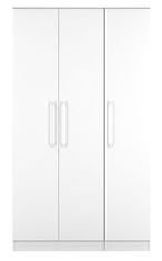 Worcester White 3 Door Tall Triple Wardrobe
