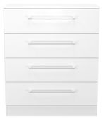 Worcester White 4 Drawer Chest