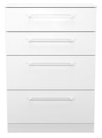 Worcester White 4 Drawer Deep Chest