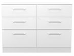 Worcester White 6 Drawer Midi Chest