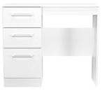 Worcester White 3 Drawer Single Dressing Table
