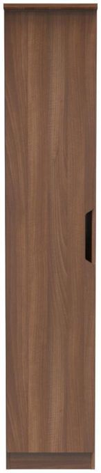 Bella Walnut Effect 1 Door Single Wardrobe