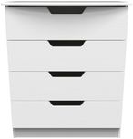 Bella White 4 Drawer Chest