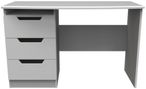 Bella Grey Ash 3 Drawer Desk