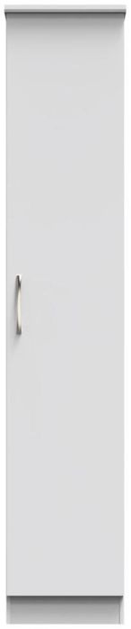 Eve Grey 1 Door Single Tall Wardrobe
