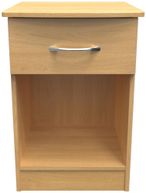Eve Oak Effect 1 Drawer Bedside Cabinet