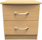 Eve Oak Effect 2 Drawer Bedside Cabinet