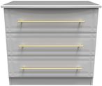Faye Grey 3 Drawer Small Chest