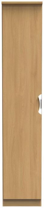 Flora Oak Effect 1 Door Single Wardrobe