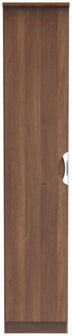 Flora Walnut Effect 1 Door Single Wardrobe