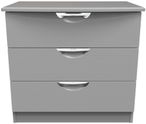 Flora Grey Ash 3 Drawer Small Chest