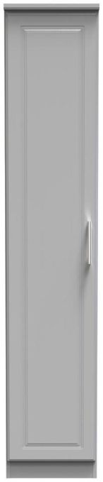 Gina Grey Ash 1 Door Single Wardrobe