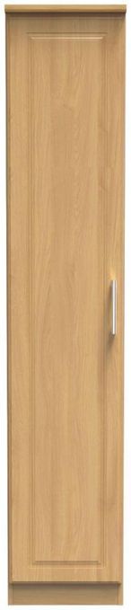 Gina Oak Effect 1 Door Single Wardrobe