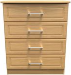 Gina Oak Effect 4 Drawer Chest