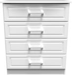 Gina White 4 Drawer Chest