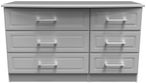 Gina Grey 6 Drawer Midi Dresser