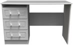 Gina Grey 3 Drawer Desk