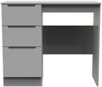 Milan Grey 3 Drawer Single Dressing Table
