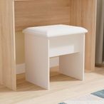 Milan Cashmere Gloss Padded Dressing Stool