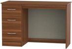 Avon Walnut Effect 3 Drawer Desk
