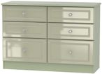 Balmoral Mushroom 6 Drawer Midi Chest