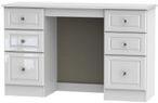 Balmoral White Gloss 6 Drawer Double Dressing Table