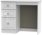 Balmoral White Gloss 3 Drawer Single Dressing Table