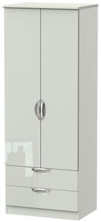 Camden Cashmere 2 Door 2 Drawer Tall Wardrobe