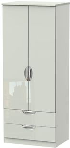 Camden Cashmere 2 Door 2 Drawer Double Wardrobe
