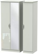 Camden Cashmere 3 Door Triple Wardrobe - 1 Mirror