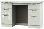 Camden Gloss Cashmere 6 Drawer Double Dressing Table