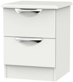 Camden Grey 2 Drawer Bedside Cabinet