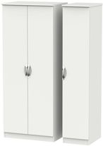 Camden Grey 3 Door Triple Wardrobe